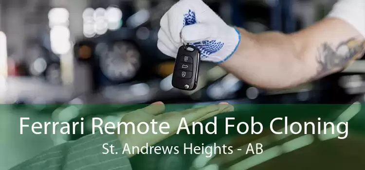 Ferrari Remote And Fob Cloning St. Andrews Heights - AB