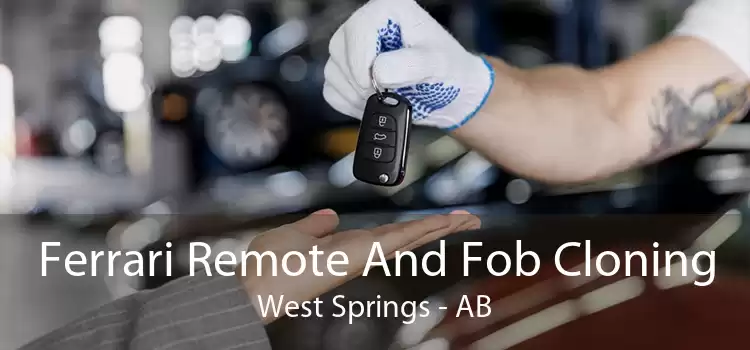 Ferrari Remote And Fob Cloning West Springs - AB