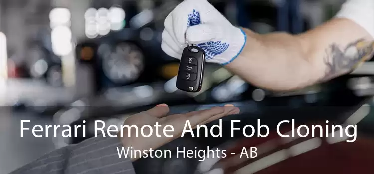 Ferrari Remote And Fob Cloning Winston Heights - AB