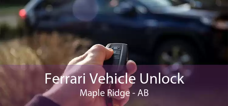 Ferrari Vehicle Unlock Maple Ridge - AB