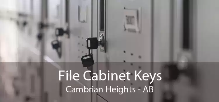 File Cabinet Keys Cambrian Heights - AB