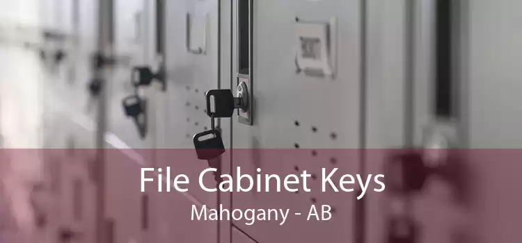 File Cabinet Keys Mahogany - AB