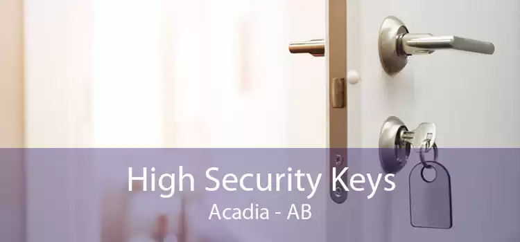 High Security Keys Acadia - AB