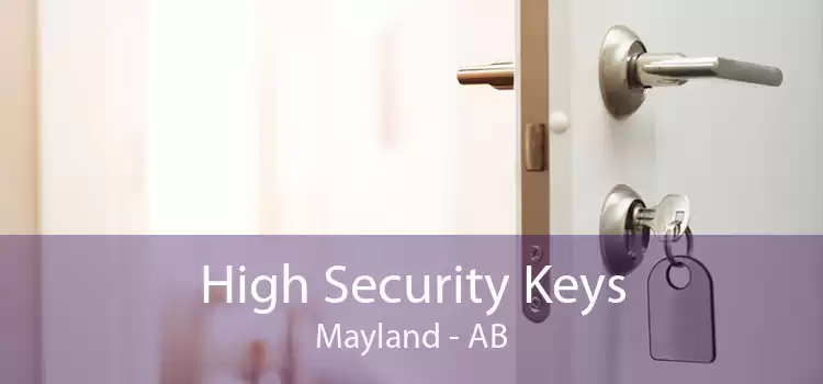 High Security Keys Mayland - AB