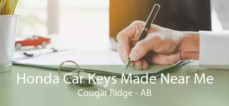 Honda Car Keys Made Near Me Cougar Ridge - AB