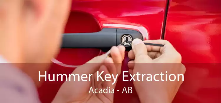 Hummer Key Extraction Acadia - AB