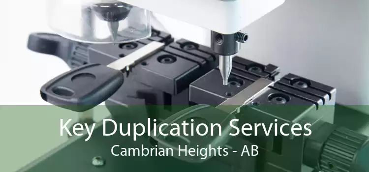 Key Duplication Services Cambrian Heights - AB