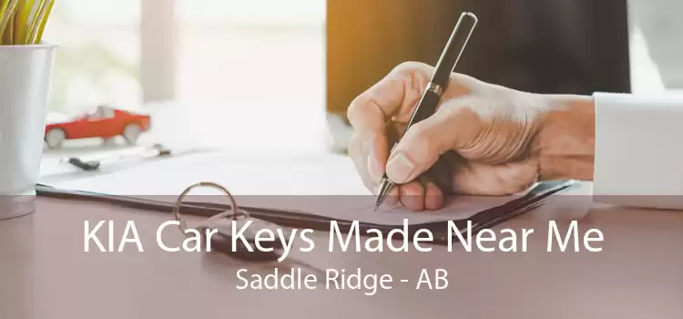 KIA Car Keys Made Near Me Saddle Ridge - AB