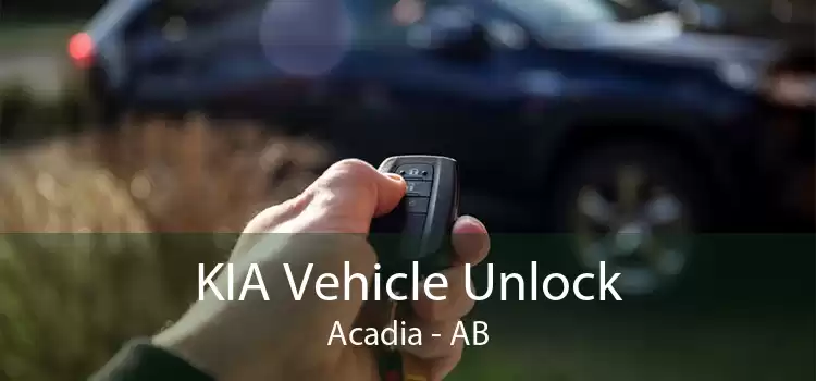 KIA Vehicle Unlock Acadia - AB