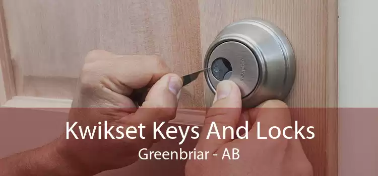 Kwikset Keys And Locks Greenbriar - AB