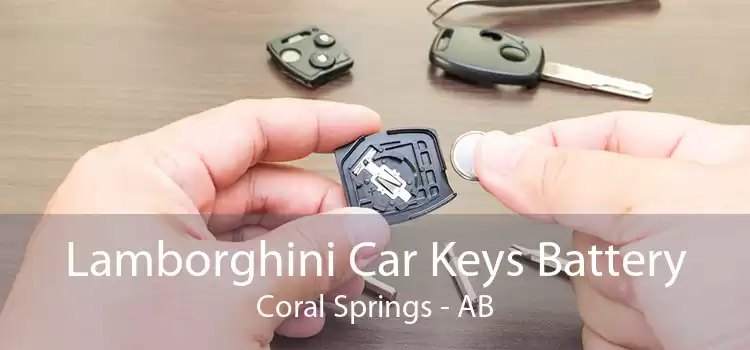 Lamborghini Car Keys Battery Coral Springs - AB