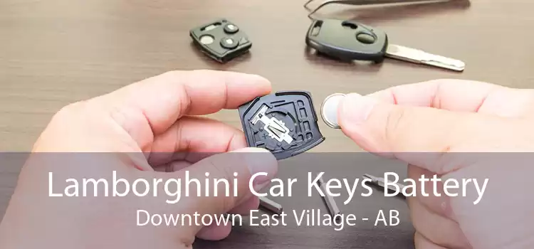Lamborghini Car Keys Battery Downtown East Village - AB