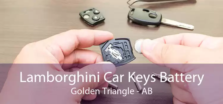 Lamborghini Car Keys Battery Golden Triangle - AB