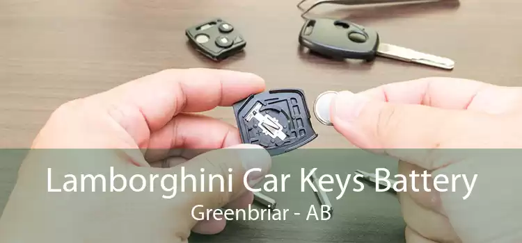 Lamborghini Car Keys Battery Greenbriar - AB