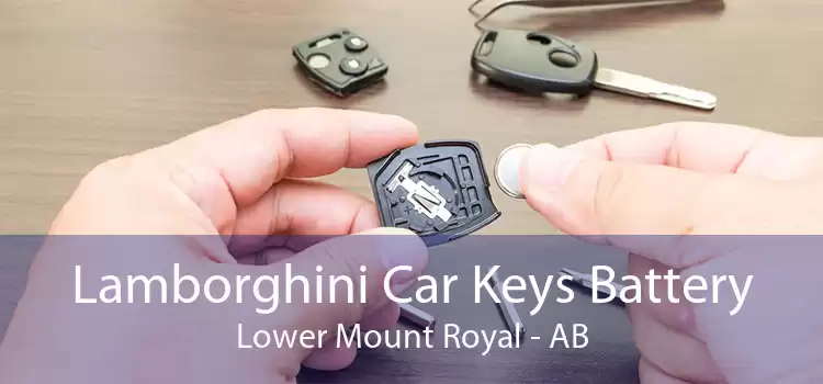 Lamborghini Car Keys Battery Lower Mount Royal - AB