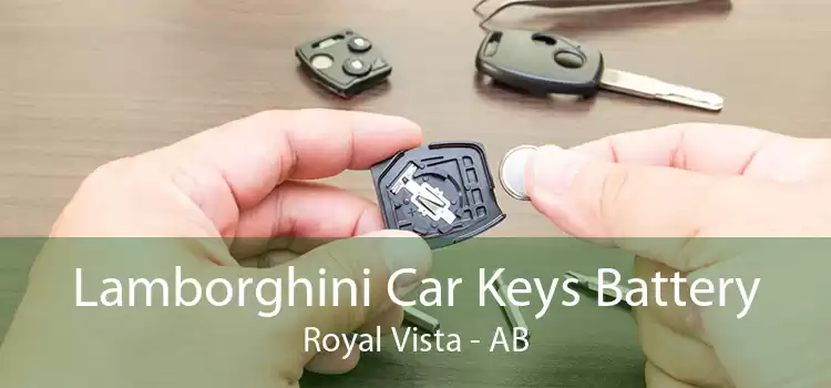 Lamborghini Car Keys Battery Royal Vista - AB