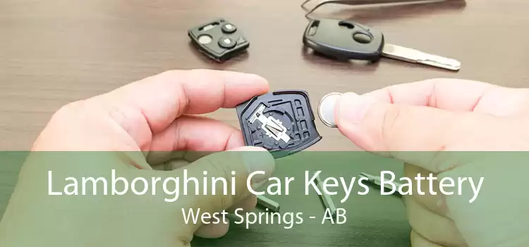 Lamborghini Car Keys Battery West Springs - AB