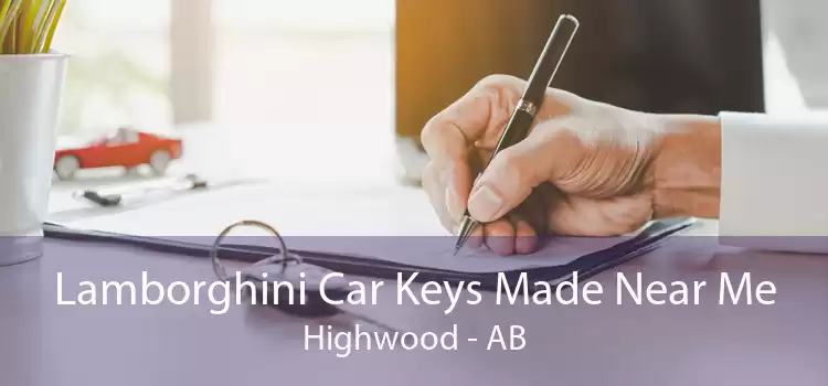 Lamborghini Car Keys Made Near Me Highwood - AB