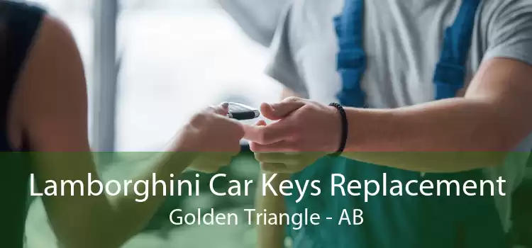 Lamborghini Car Keys Replacement Golden Triangle - AB