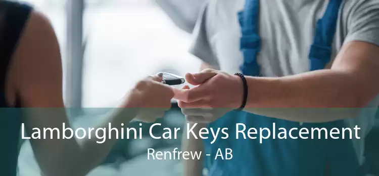 Lamborghini Car Keys Replacement Renfrew - AB