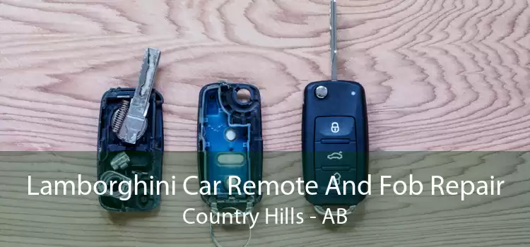 Lamborghini Car Remote And Fob Repair Country Hills - AB