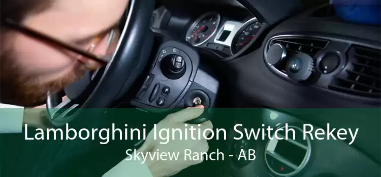 Lamborghini Ignition Switch Rekey Skyview Ranch - AB