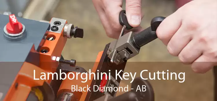 Lamborghini Key Cutting Black Diamond - AB