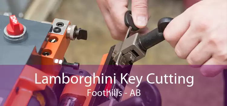 Lamborghini Key Cutting Foothills - AB