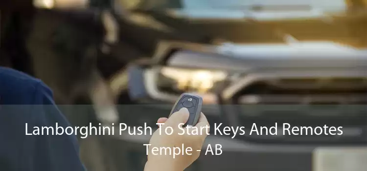 Lamborghini Push To Start Keys And Remotes Temple - AB