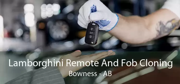 Lamborghini Remote And Fob Cloning Bowness - AB