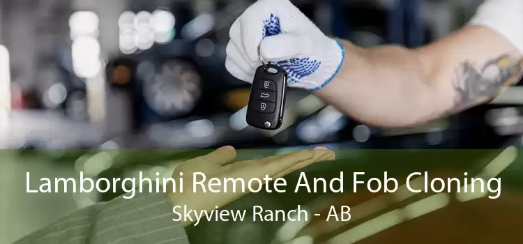 Lamborghini Remote And Fob Cloning Skyview Ranch - AB