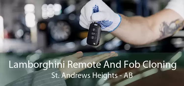 Lamborghini Remote And Fob Cloning St. Andrews Heights - AB