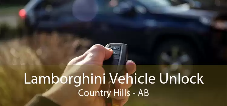Lamborghini Vehicle Unlock Country Hills - AB