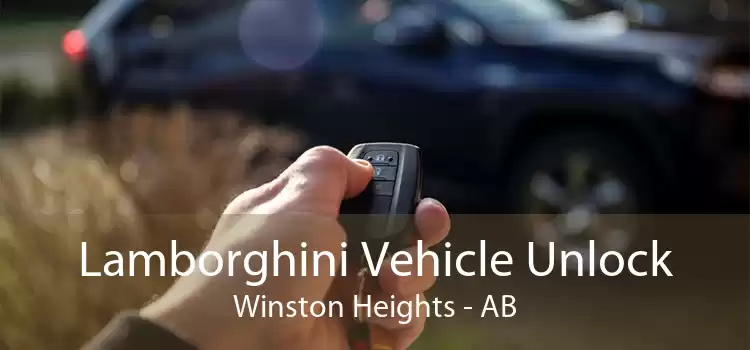 Lamborghini Vehicle Unlock Winston Heights - AB