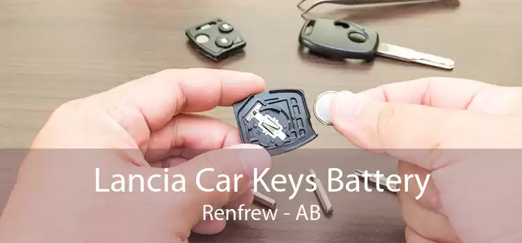 Lancia Car Keys Battery Renfrew - AB