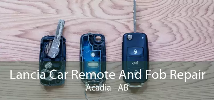 Lancia Car Remote And Fob Repair Acadia - AB