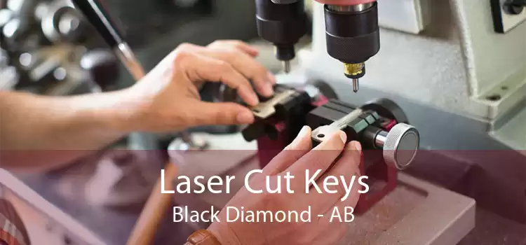 Laser Cut Keys Black Diamond - AB