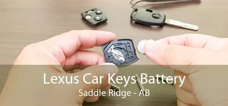 Lexus Car Keys Battery Saddle Ridge - AB