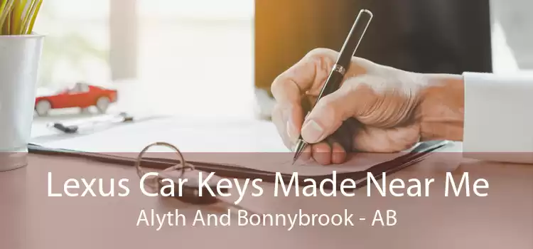 Lexus Car Keys Made Near Me Alyth And Bonnybrook - AB