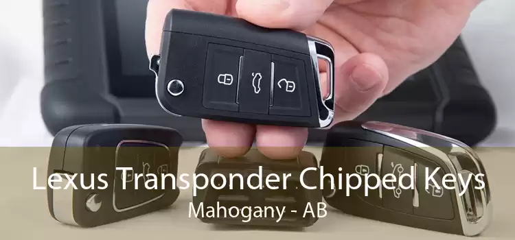 Lexus Transponder Chipped Keys Mahogany - AB