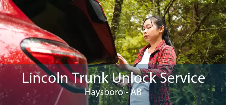 Lincoln Trunk Unlock Service Haysboro - AB