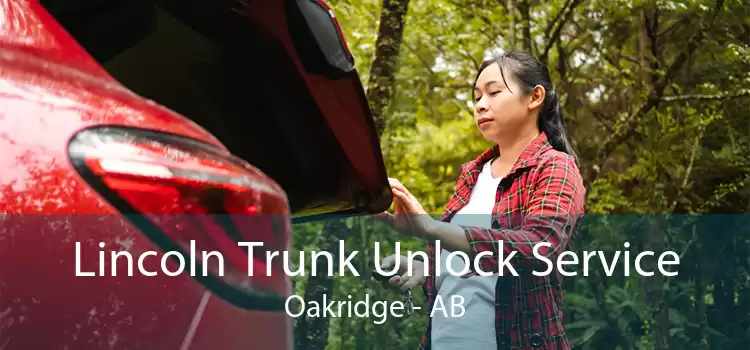 Lincoln Trunk Unlock Service Oakridge - AB