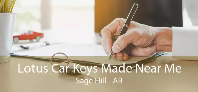 Lotus Car Keys Made Near Me Sage Hill - AB