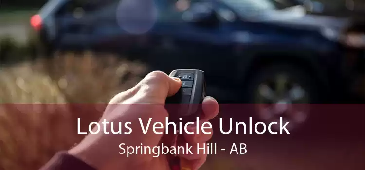 Lotus Vehicle Unlock Springbank Hill - AB