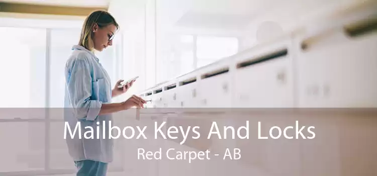 Mailbox Keys And Locks Red Carpet - AB