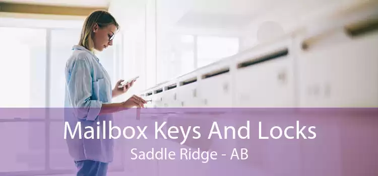 Mailbox Keys And Locks Saddle Ridge - AB