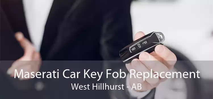 Maserati Car Key Fob Replacement West Hillhurst - AB