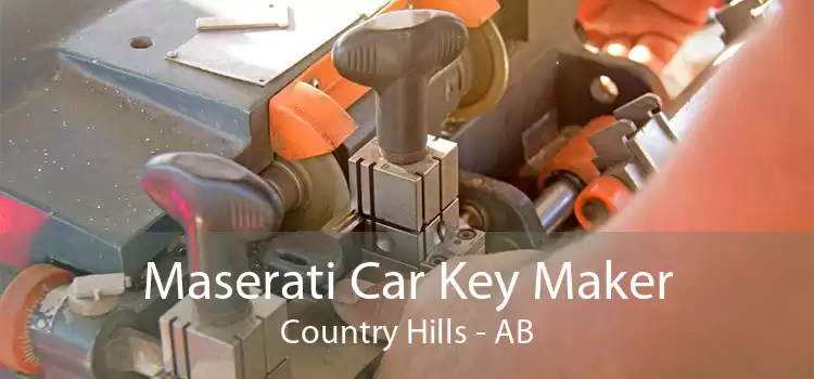 Maserati Car Key Maker Country Hills - AB