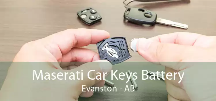 Maserati Car Keys Battery Evanston - AB