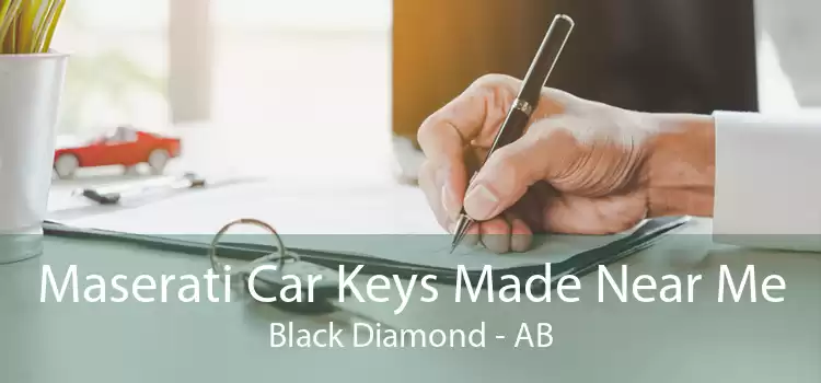 Maserati Car Keys Made Near Me Black Diamond - AB